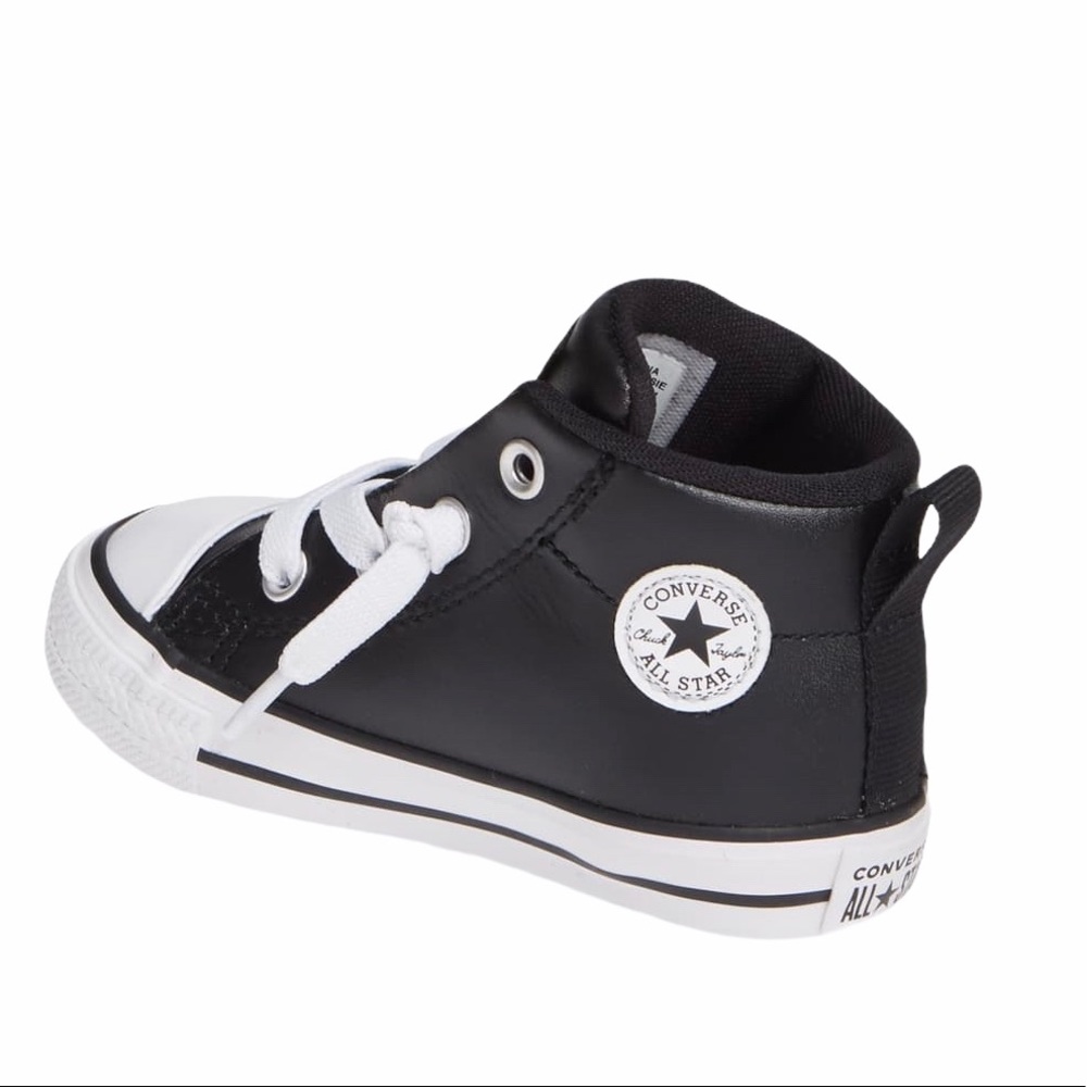 Converse โข๏ธ โช All Star Mid Top Leather Sneaker โช - Picture 2 of 16